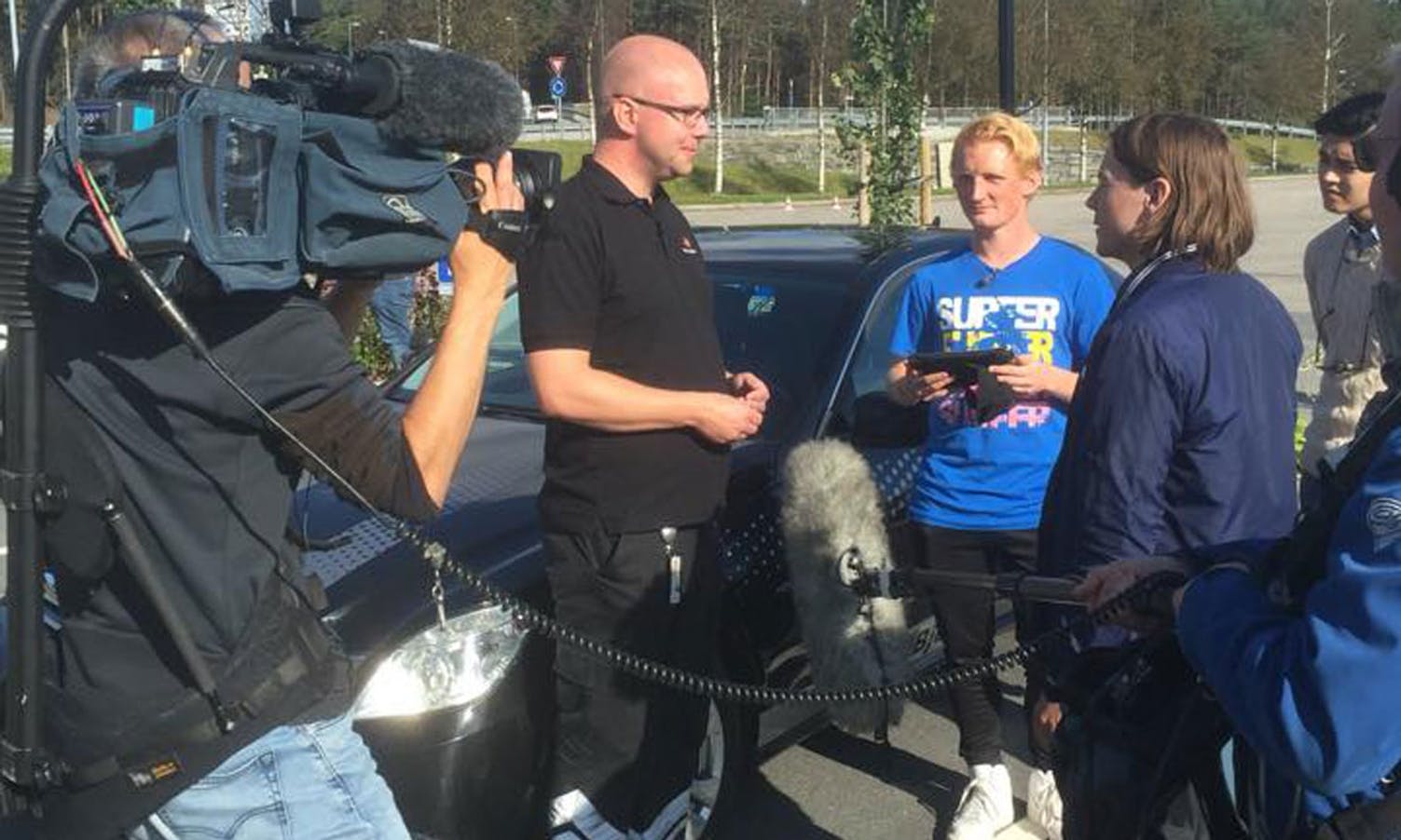 NRK filma Knut si oppkøyring