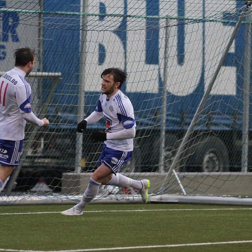 1-0: Thomas Helland (Foto: Christina Forstrønen Bruarøy)