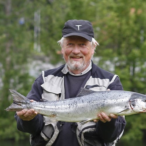 Leiar i fiskeutvalet, Ove Tumyr, her med årets Oskar i 2011. (Foto: KVB)