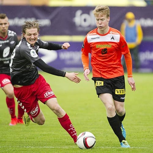 Simen Lassen var ny på Åsane i år og har spelt ein del i dei siste rundane. (Foto: Wim Hetland)