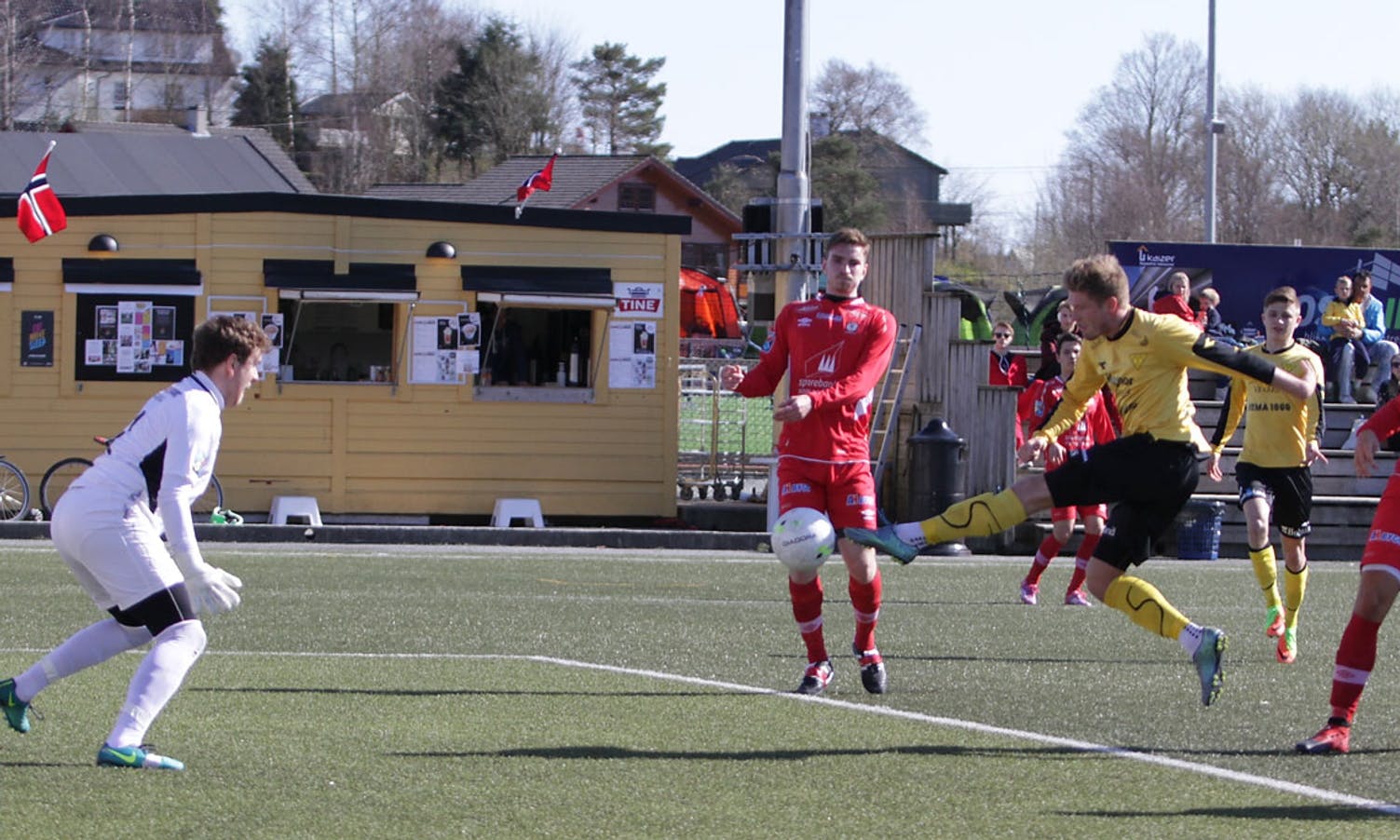 Erik Kanestrøm i 29. minutt. (Foto: KVB)