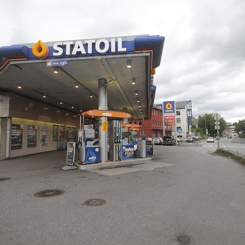 I april 1991 gjekk den frå Norol til Statoil. (Foto: KVB)