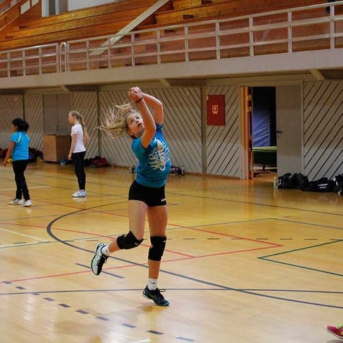 Talentsamling i Volleyball i Oshallen (foto: AH)