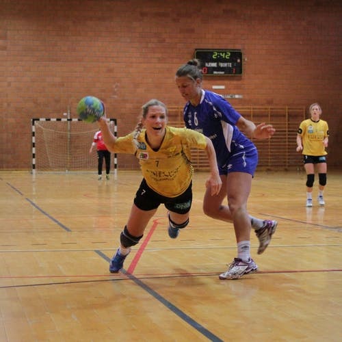 Emilie Hjertnes utlikna til 1-1. (Foto: KVB)