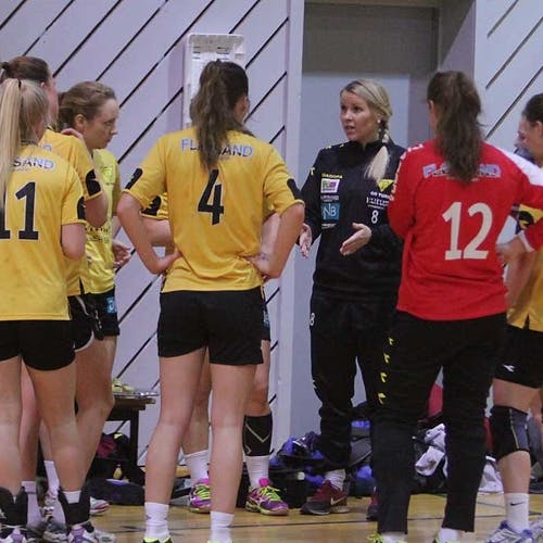 Maria Lunde Stangeland fekk ein tøff jobb som coach. (Foto: KVB)