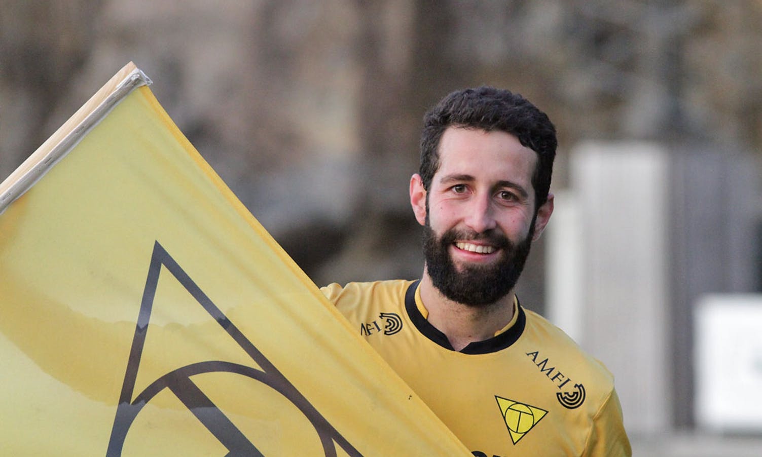 Spanske Rafael Villén er glad i det gule flagget. (Foto: KVB)