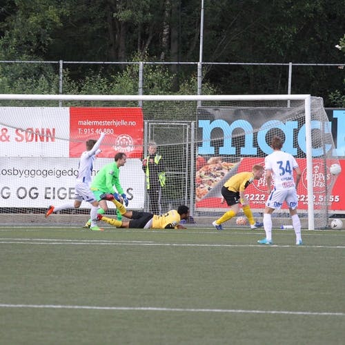 Spangelo Haga var uheldig og gav Haugesund 0-1 (foto: AH)