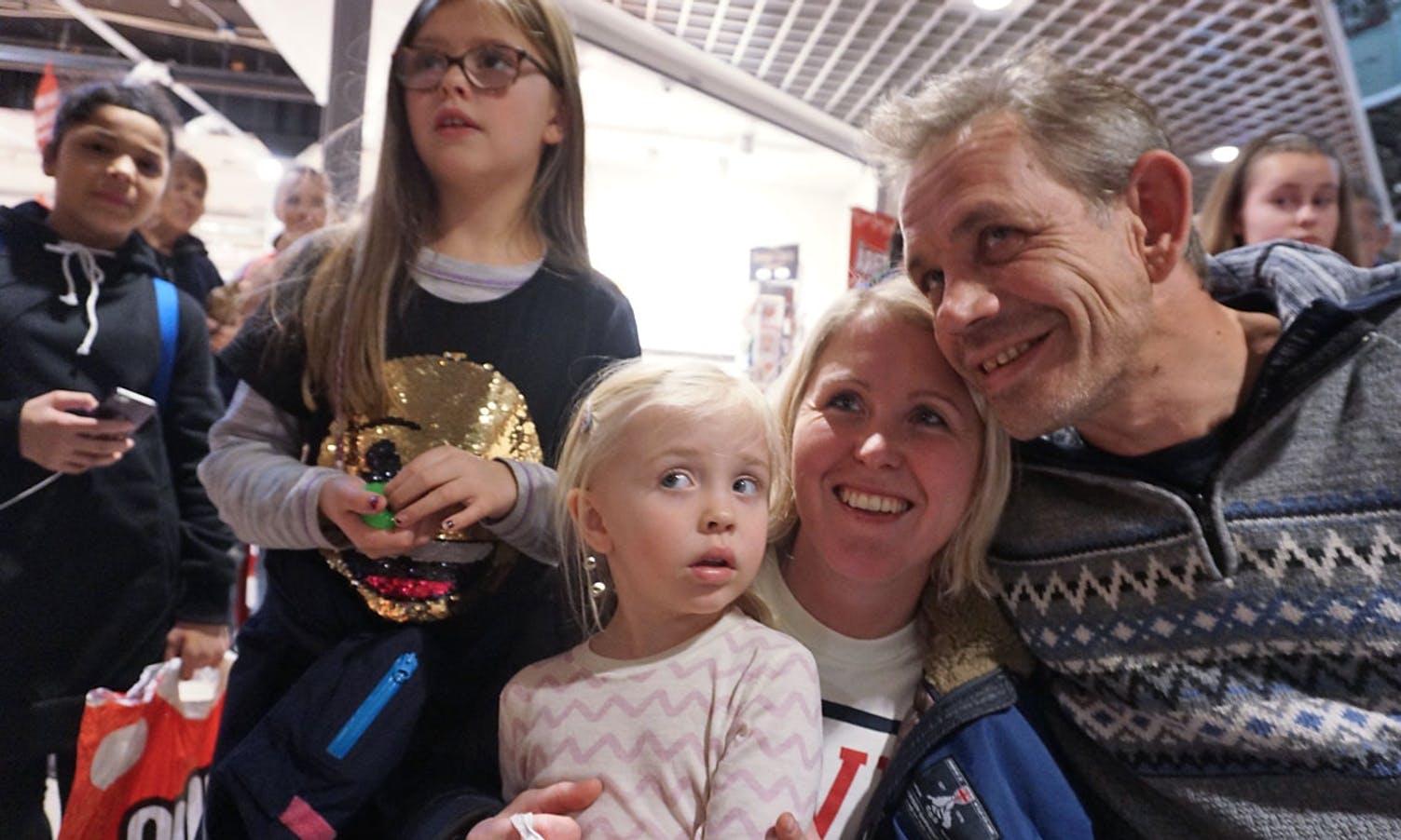 Årets julekort frå Jorunn Staverløkk med familie? (Foto: KVB)