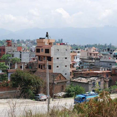 Katmandu var ikkje så hardt ramma, men det var i hovudstaden dei fann kvinna i ruinane. (Privat foto/Erik Walden)