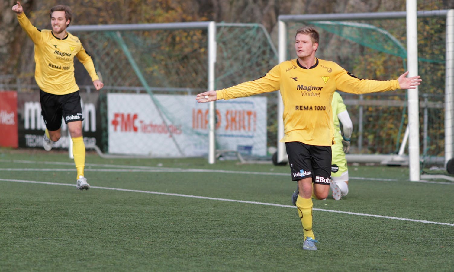 Hafsås og Kanestrøm skåra 4 av Os sine 5 mål i dag. (Foto: KVB)