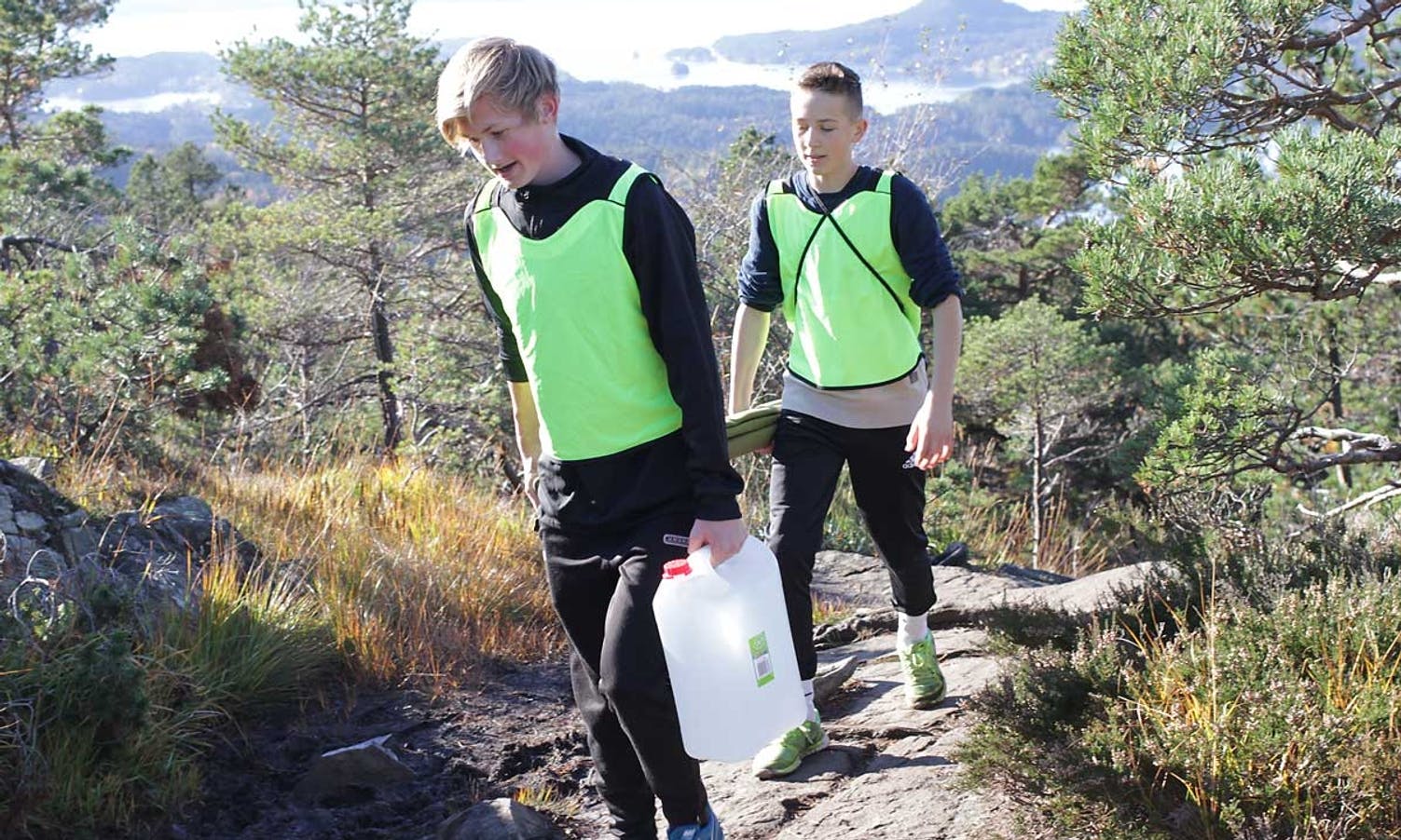 Markus Lund Valvik og Casper Lunde meldte seg til tyngste bør. (Foto: KVB)