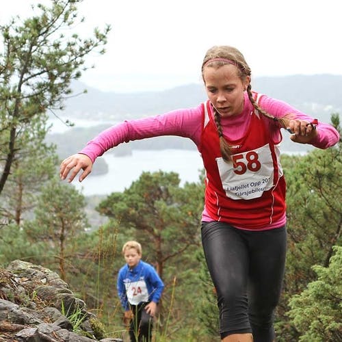 Målfrid Pettersen kom på 2. plass uansett klasse og vann ungdomsklassen. (Foto: KVB)