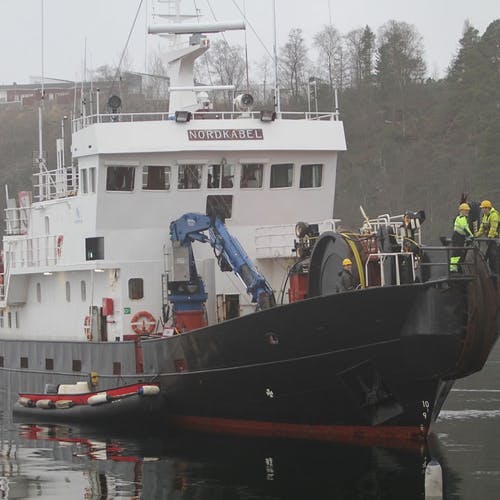 «Nordkabel» er eigd av Seaworks AS frå Harstad. (Foto: Kjetil Vasby Bruarøy)