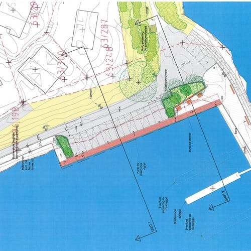 Slik er planen for bubilparkeringa (ill. ABO/Os kommune)