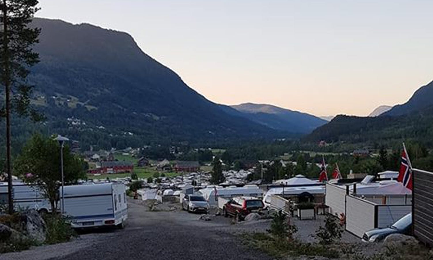 Skytterne lå på Gol campingsenter (foto: Annveig Myklebust Fjellstad)