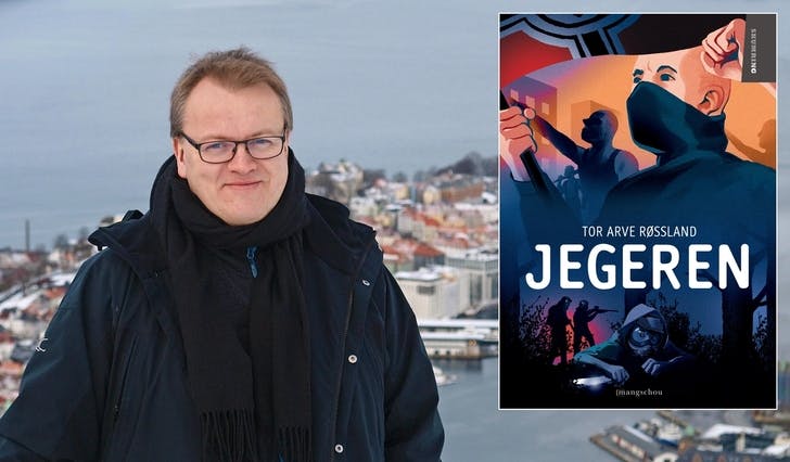 Forfattar Røssland lykkast med lettlesen krim for ungdom. No er han aktuell med boka «Jegeren». (Foto: Mangschou Forlag) 
