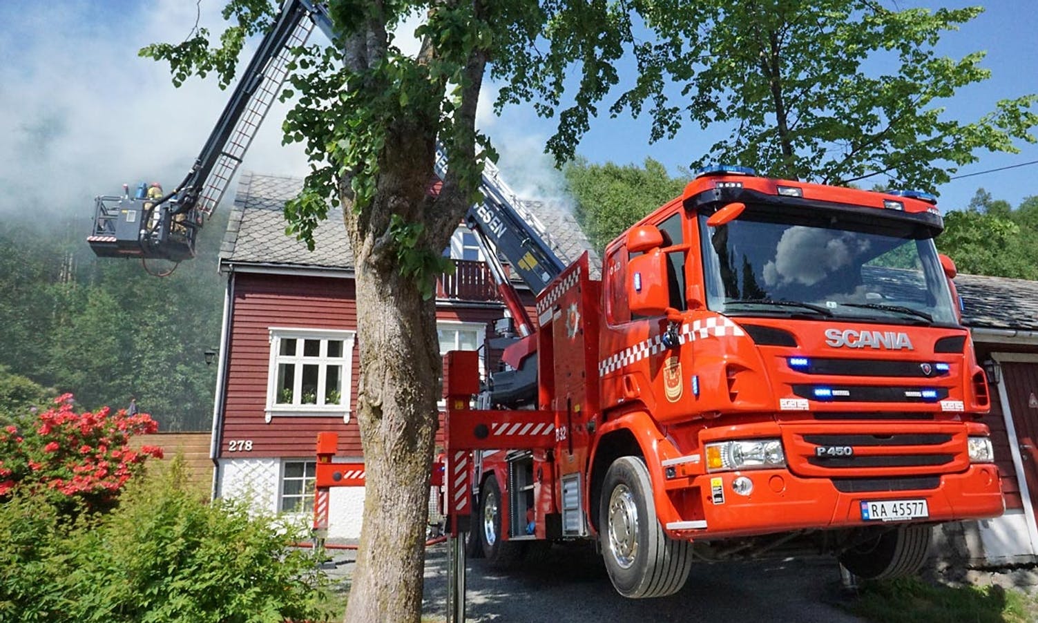 Brann i Hegglandsdalen 31. mai. (Foto: KVB)