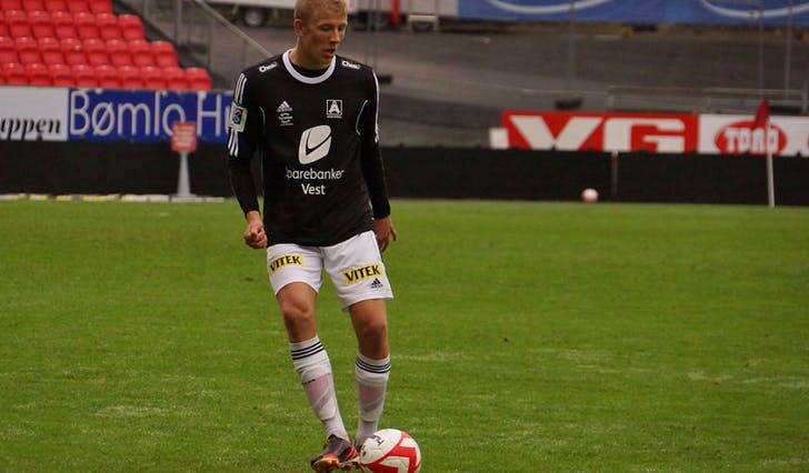 Vegard Leikvoll Moberg, her mot Brann 2 i 2013. (Arkivfoto: Henrik Mjelva)