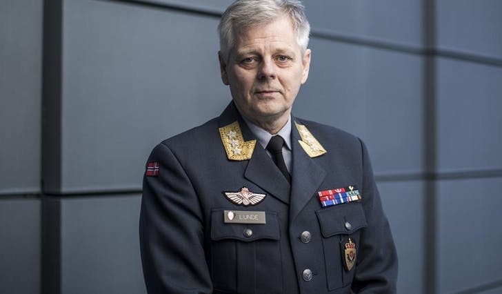 Etterretningssjef, generalløytnant Morten Haga Lunde er årets nynorskbrukar 2017 (foto: Forsvaret)