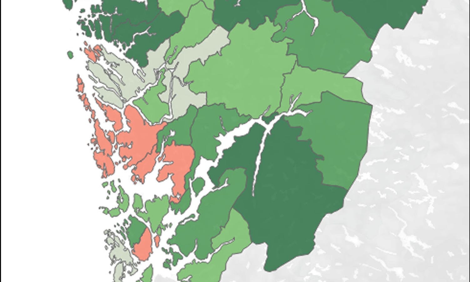Høg arbeidsløyse i kommunar rundt Bergen