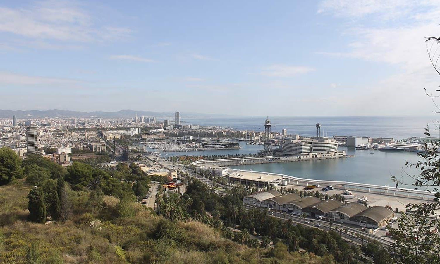 Utsikt over hamna i Barcelona. (Privat bilde, foto: ATM)