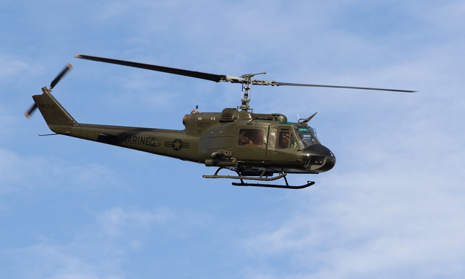 Bell UH-1 nytta under Vietnamkrigen (foto: AH)