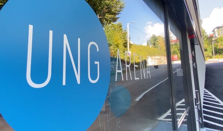Ung Arena i Os Aktiv held ope frå 12 til 16 i dag. (Foto: Ørjan Håland)