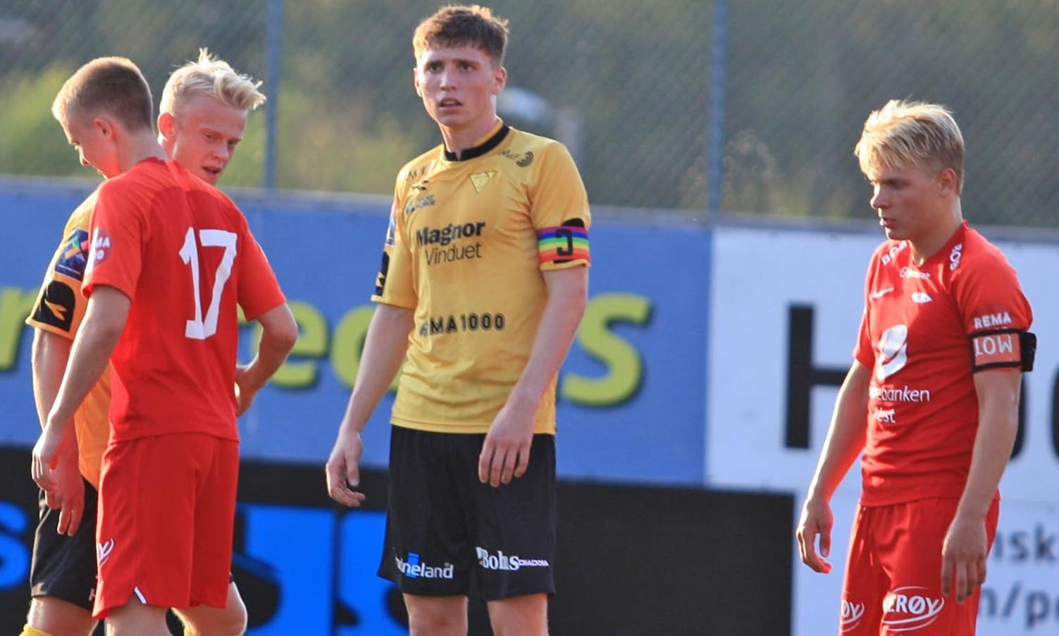 Vegard Strønen Skeie, her mot Brann 2 i 2019. (Foto: Kjetil Vasby Bruarøy)