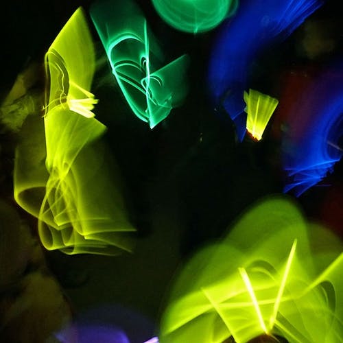 Glowsticks er gøy! (Foto: KOG)