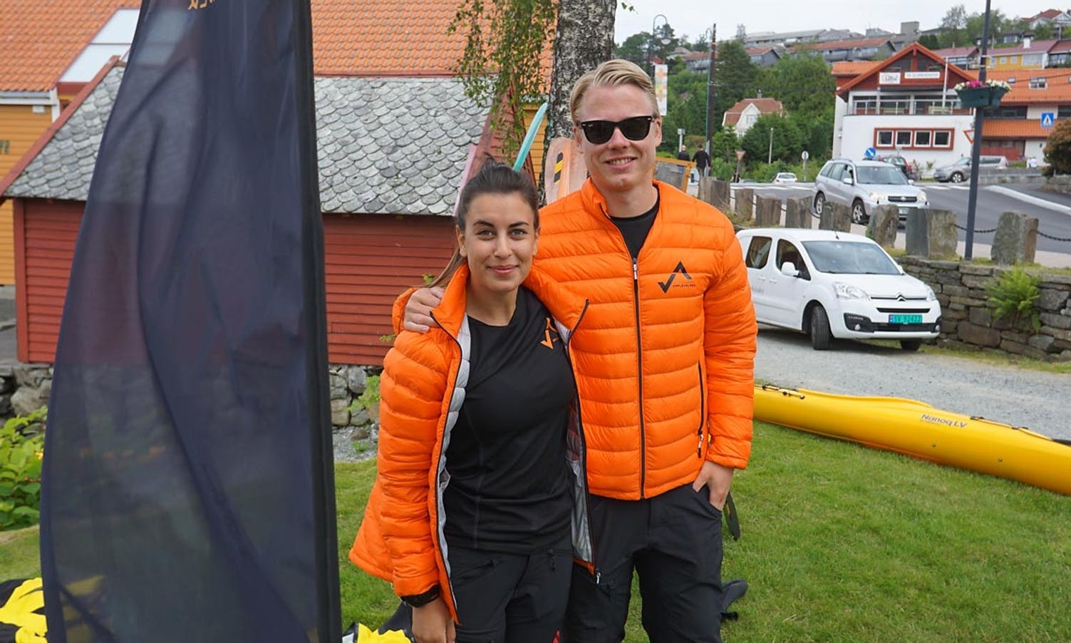 Anna og Christian Evje Olsen har fleire padlekurs framover, det neste om tre veker. (Foto: KVB)