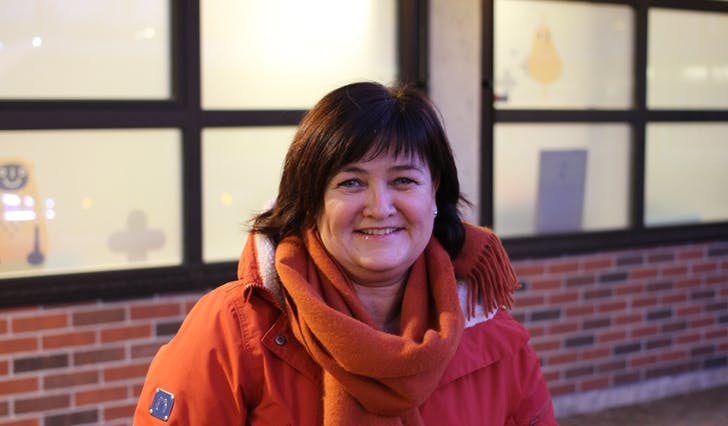 Trine Lindborg blei vald som første leiar i Bjørnafjorden Arbeidarparti (foto: Andris Hamre)