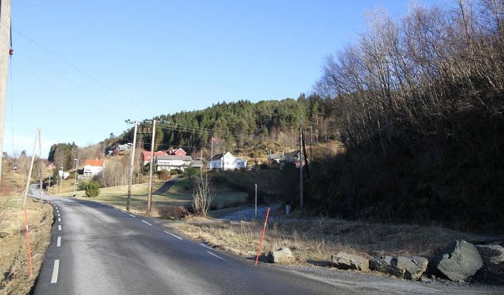 Kontrollen blei halden på Lyseklostervegen. Det er ikkje opplyst kvar, men ved Pøylo (bildet) og forbi Ulven leir er typiska plassar. (Arkivfoto: Midtsiden)
