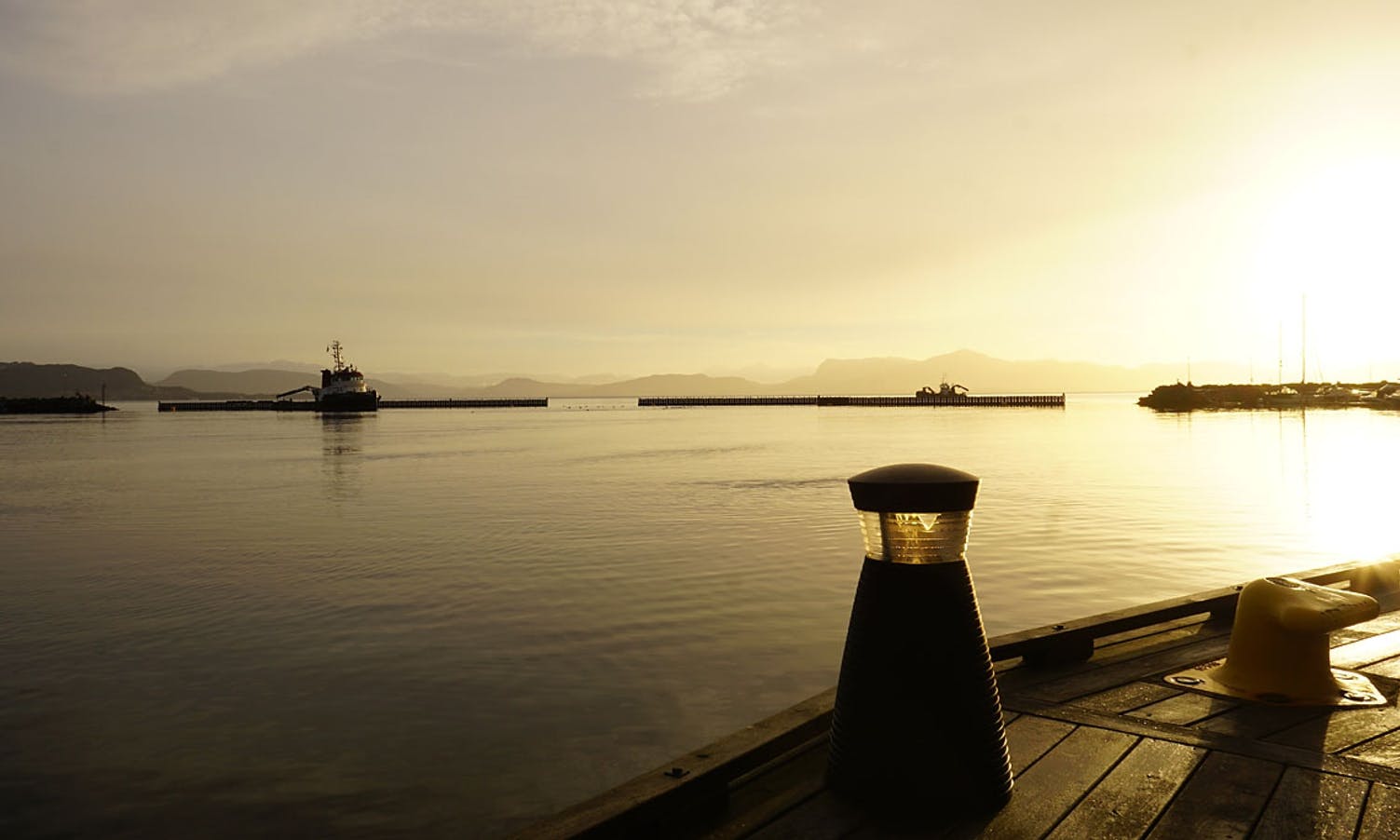 Med ny skjerming av Os hamn trur Rykkel at 2019 kan bli eit godt år for gjestehamna. (Foto: KVB)
