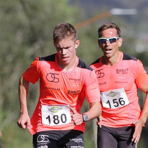 Erik Vaktskjold og Klas Færøvik blei nr 9 og 10. (Foto: Kjetil Vasby Bruarøy)