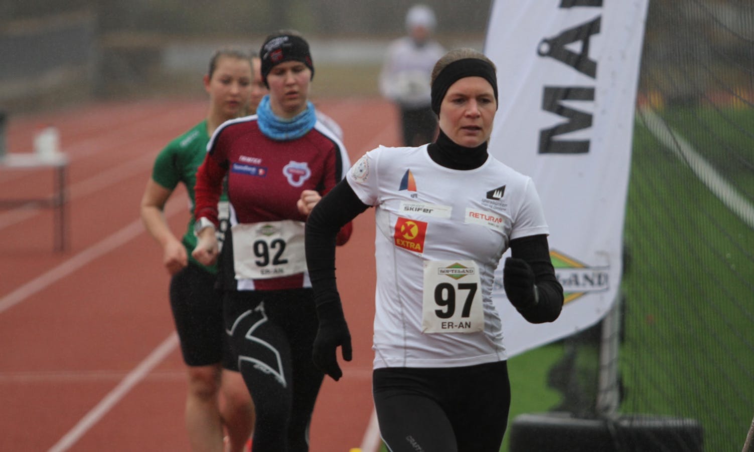 Merete Helgheim gjekk rett i tet og blei noregsmeister på 5000 meter (foto: AH)