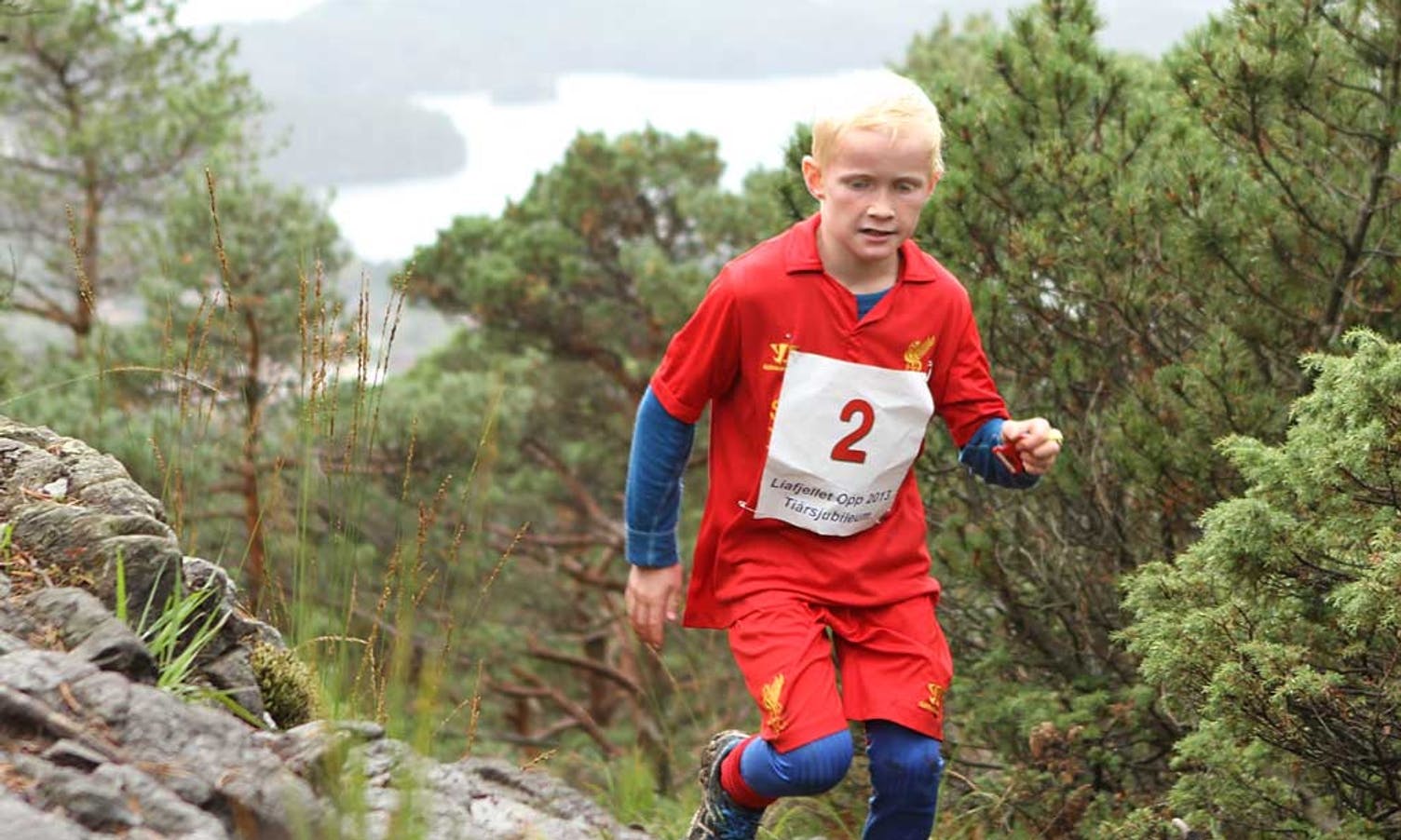 Sverre Spangelo Haga var raskast av dei under 10 år. (Foto: KVB)