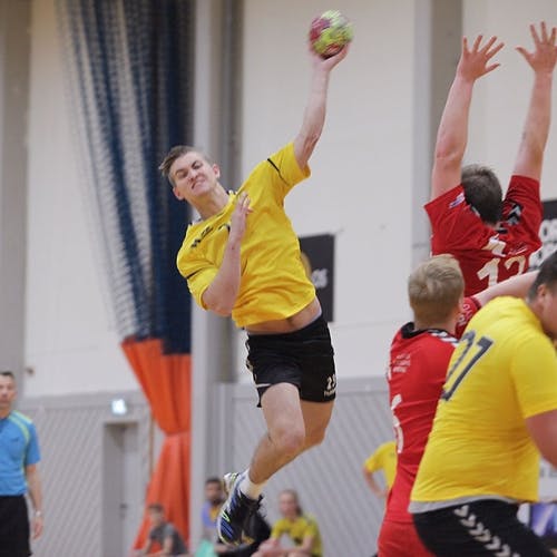 Joakim Blostrupmoen skåra 6 mål i dag.  (Foto: KVB)