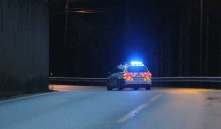 UP stoppa ein ung bilist i ei 60-sone på Søfteland onsdag kveld. (Arkivfoto: Kjetil Vasby Bruarøy)