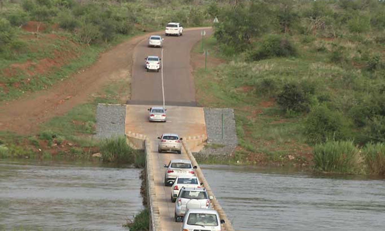 Rushtrafikk i Afrika.