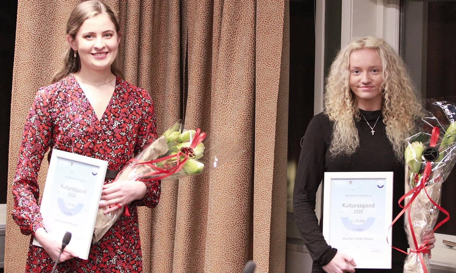 Ingrid og Madelen fekk årets kulturstipend