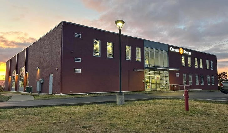 Den nye fabrikken ligger i Fairhaven ved Port of Bellingham, nær grensen til Canada. (Foto: Corvus Energy)