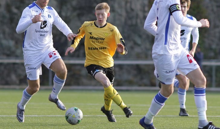 Ole Martin Lekven Kolskogen (16) er yngstemann i A-troppen til Os. No er han tatt ut på G16-landslaget. (Foto: Kjetil Vasby Bruarøy)