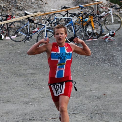 I 2010 stilte han på start saman med Kristian Blummenfelt som no er ein av dei beste i verda (foto: Andris Hamre)