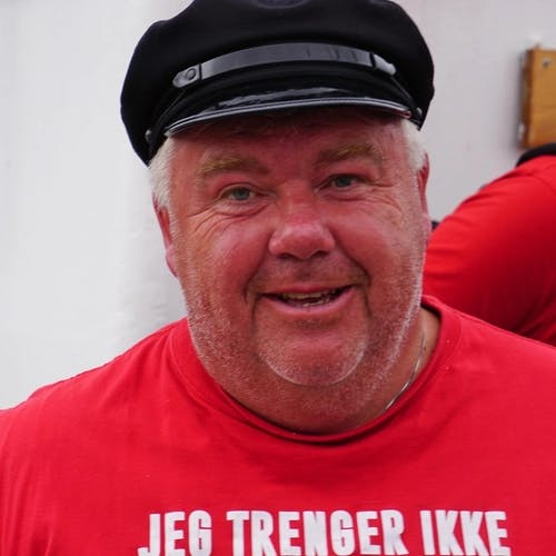 Dagens skipper på MS «Solholm», Arild Legland. (Foto: Kjetil Vasby Bruarøy)