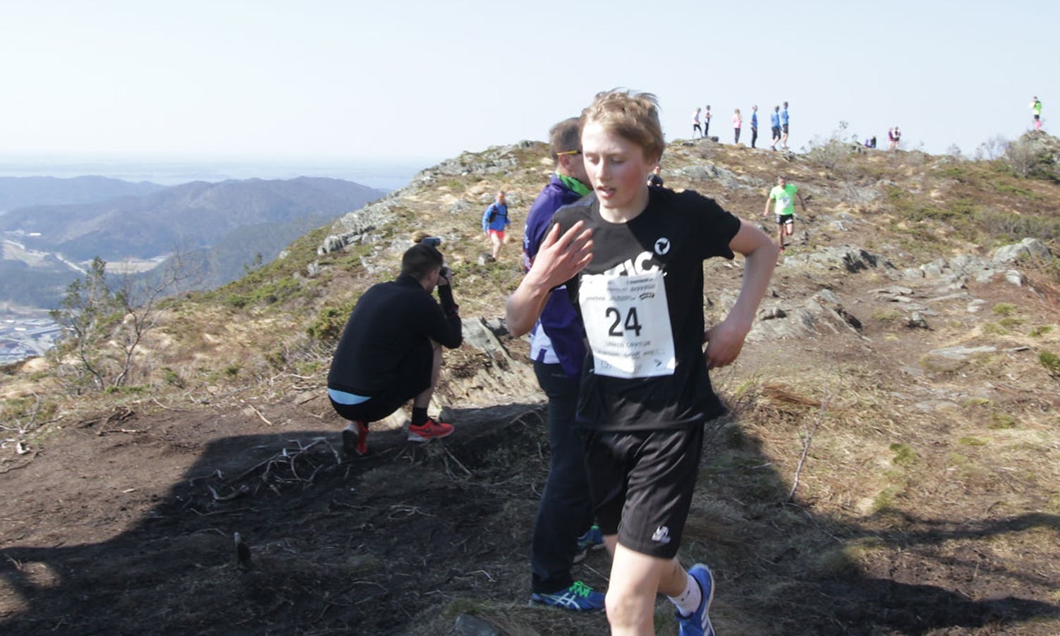 Andreas Skulstad Størkson kom på 2. plass i yngste klasse med 23:37. (Foto: KVB)