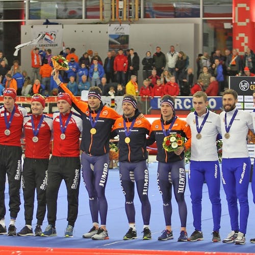 Sverre og Noreg held fram med å hausta medaljar i VM.  (Foto: KOG)