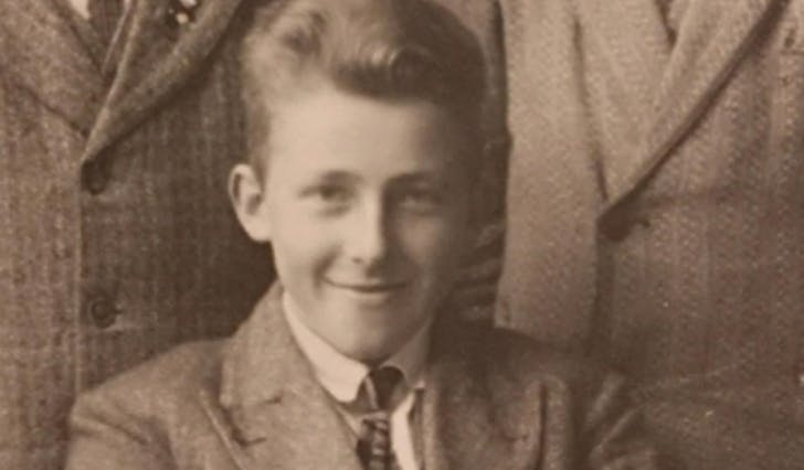 Einar Evensen (1917-1994) som ung mann. 