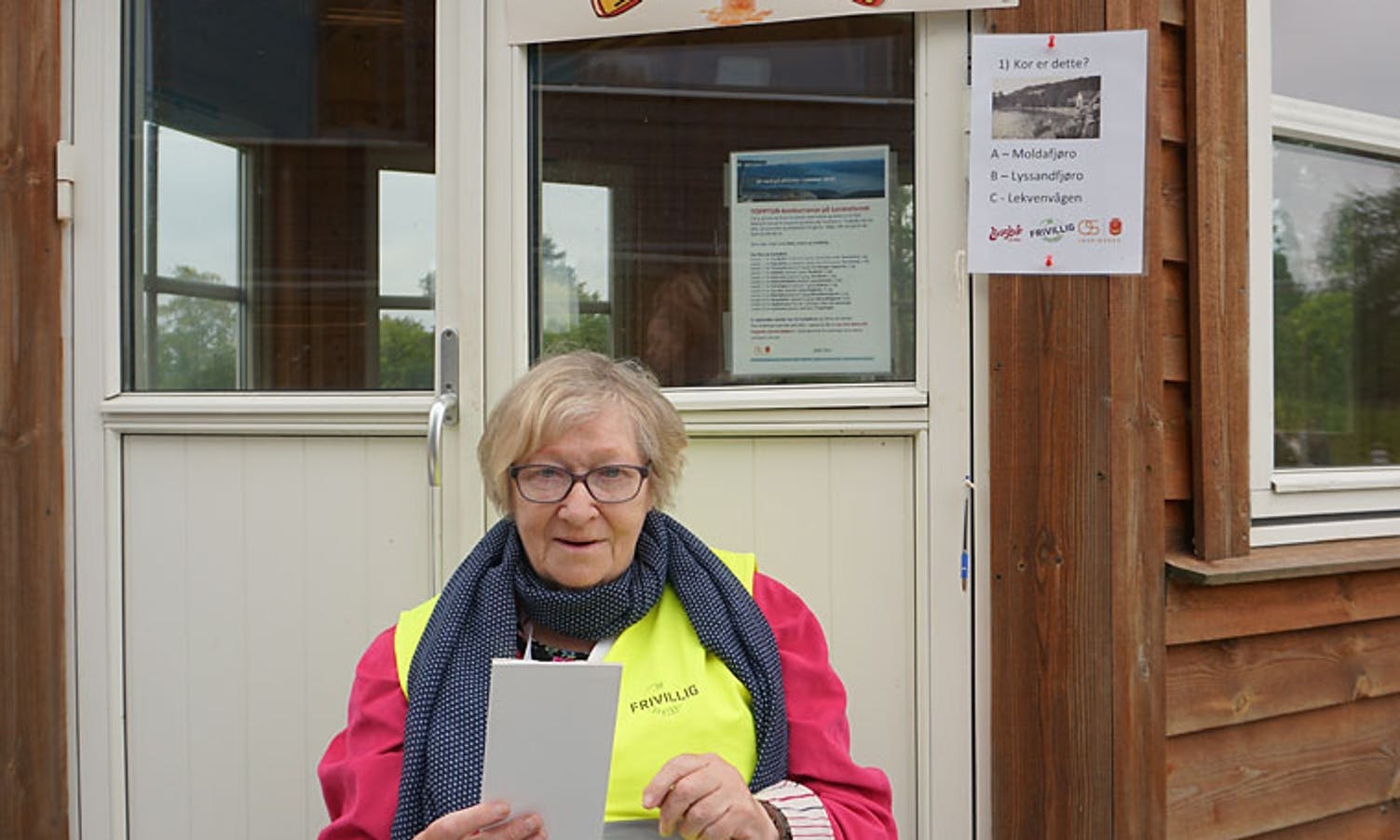 Tipp svaret ved Tippehytta: veteran-frivillig Anne-Helen Skjervheim. (Foto: KOG)