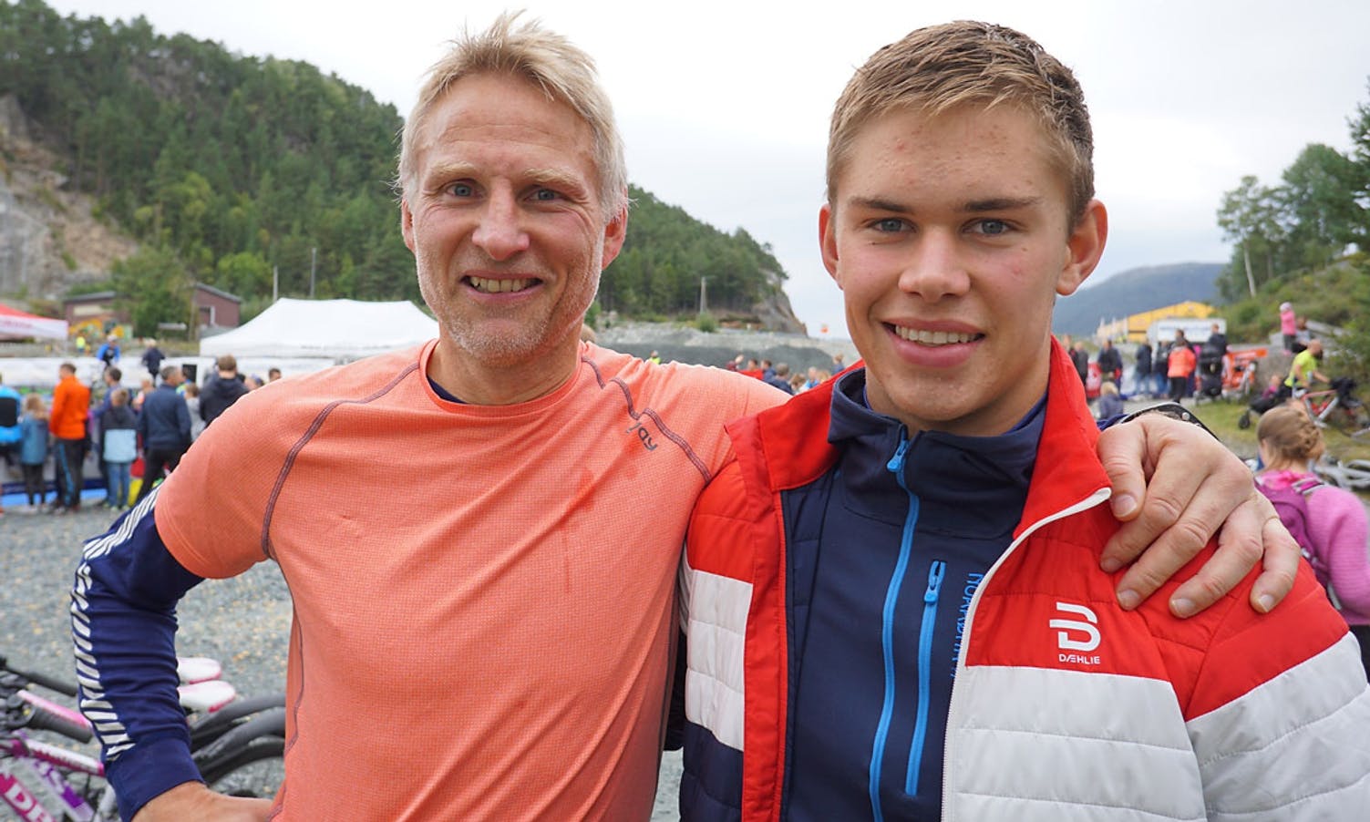 Arve Solskjær og Erik Vaktskjold. (Foto: KVB)