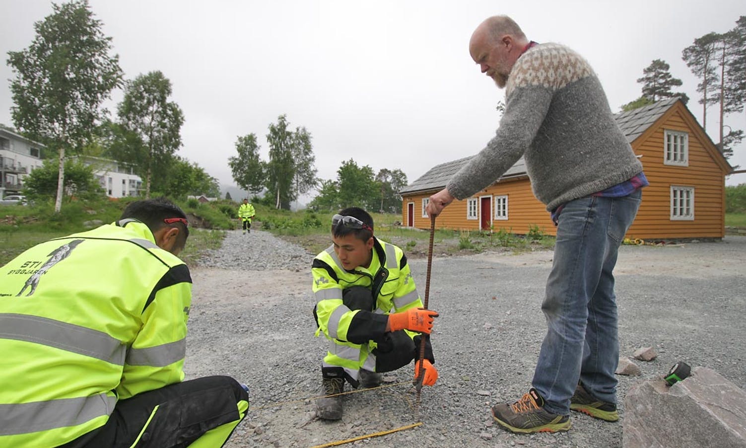 Arbeidet blir leia av Thorhallur Holmsgeirsson. (Foto: Kjetil Vasby Bruarøy)